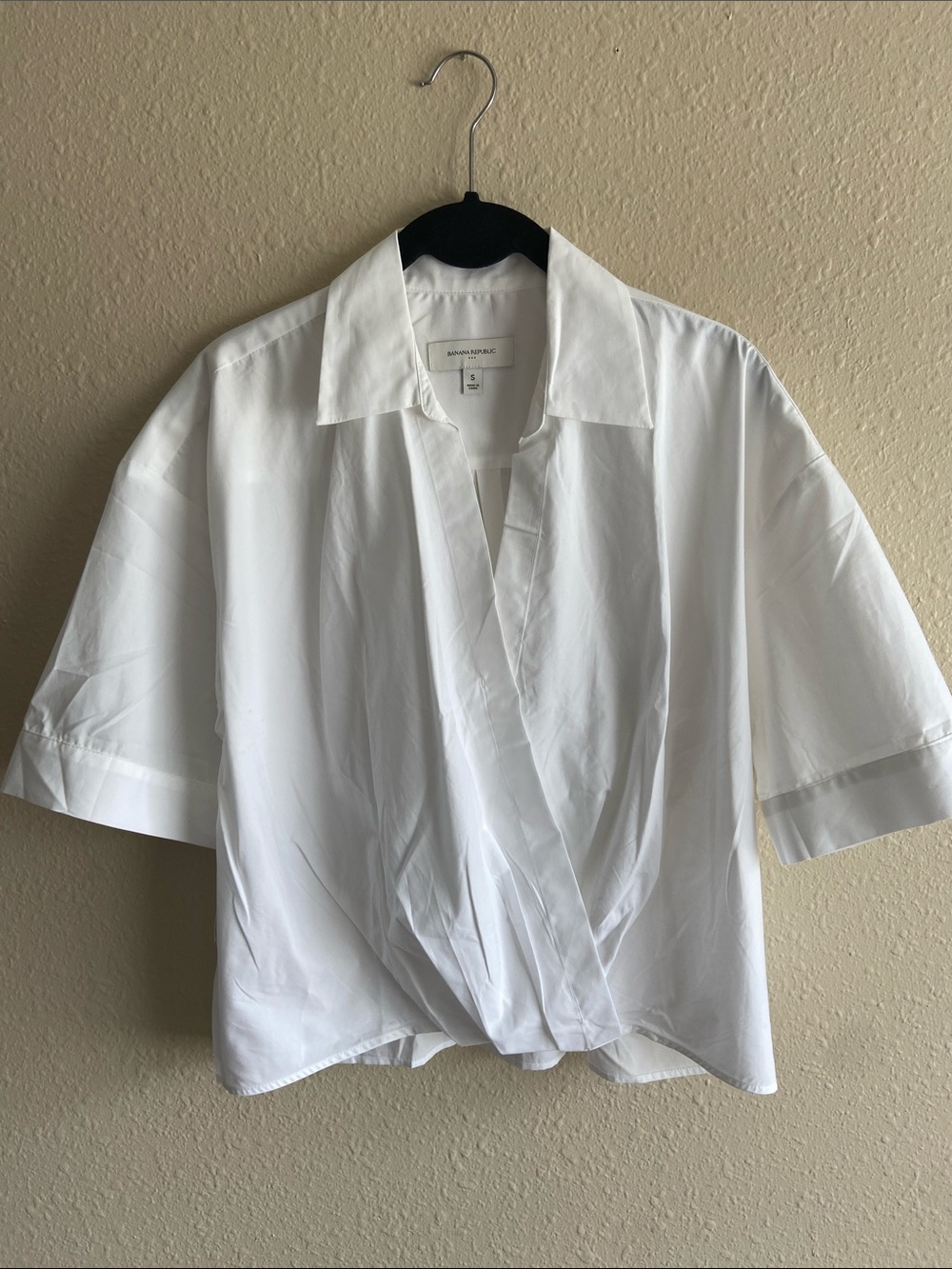 Banana republic wrap front shirt Small